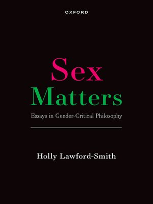 cover image of Sex Matters